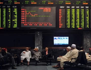 KSE-100 index gains 198 points amid earnings rally