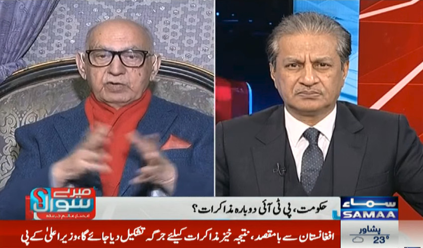 حکومت نے مذاکرات کے لیے ہر ممکن کوشش کی، سینیٹر عرفان صدیقی