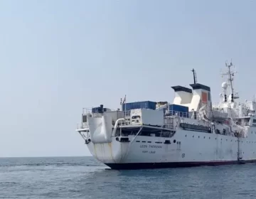 The 'hero' ship fixing Africa's internet blackouts - the BBC goes aboard