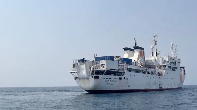 The 'hero' ship fixing Africa's internet blackouts - the BBC goes aboard