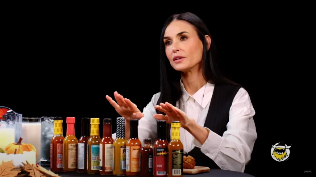 Demi Moore Reigns as 'Hot Ones' Queen, Handles Spicy Challenge Like a Pro