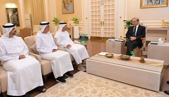 Prime Minister Shehbaz Sharif Bids Farewell to UAE Ambassador