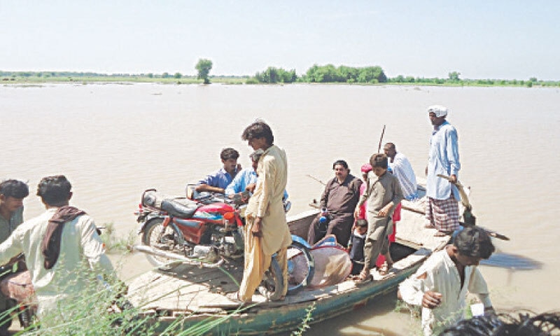 Flood Situation in Southern Sindh: Villages Inundated, Anxiety Rises