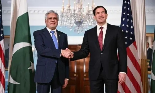 Deputy PM Ishaq Dar and US Secretary of State Marco Rubio Hold Phone Call