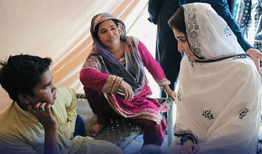 Punjab CM Maryam Nawaz Visits Flood-Affected People in Multan