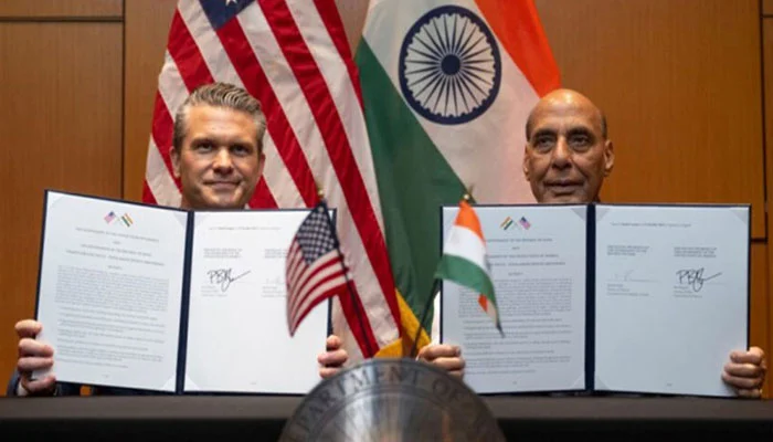 United States and India Sign Landmark 10-Year Defense Agreement