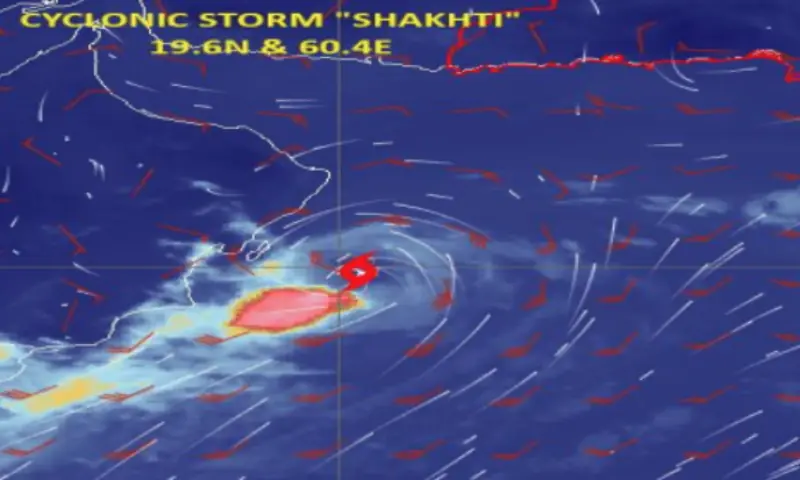 Cyclone Shakhti Weakens in Arabian Sea, Coastal Areas of Sindh and Balochistan on Alert