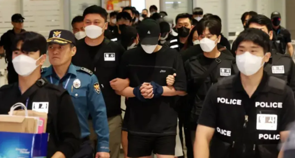 Nearly 60 South Koreans Sent Back from Cambodia Over Online Scam Allegations