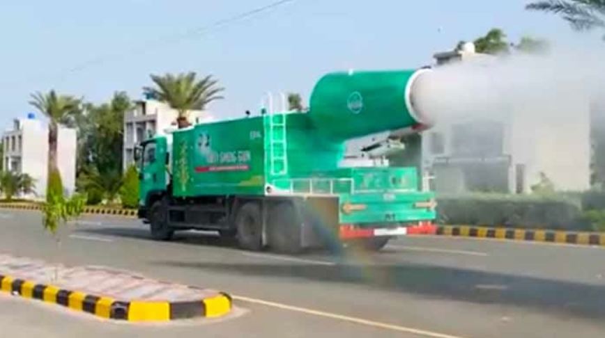 Smog guns improve air quality in Punjab as pilot project shows promising results Smog guns improve air quality in Punjab as pilot project shows promising results