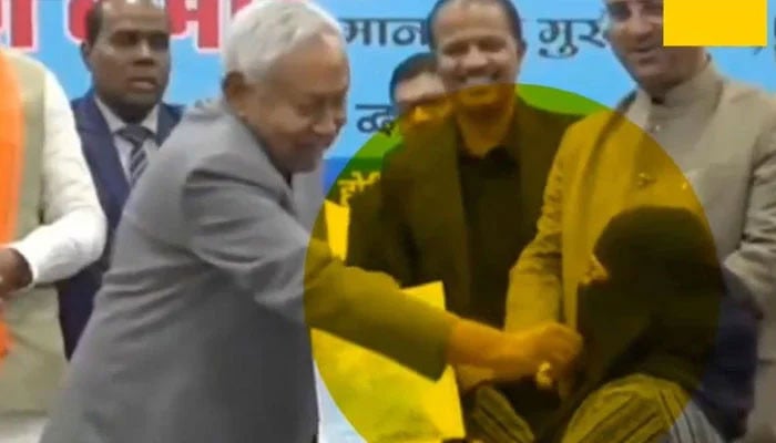 Bihar’s Chief Minister Under Fire for Removing a Muslim Woman Doctor’s Hijab at a Public Event