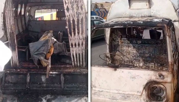 Karachi: School Van Catches Fire, 5 Children Slightly Injured