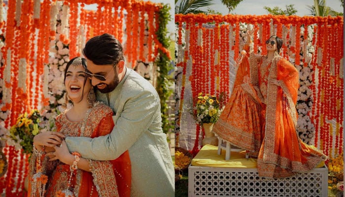 Pakistani Actress Laila Khan Shares Photos of Haldi Ceremony