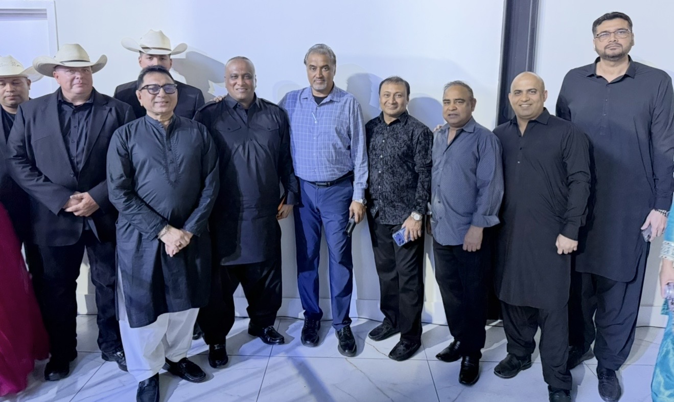 Nasir Siddiqui, A.Z. Qasmi, Andy Lalani, and Raja Zahid Khanzada, chief executive of Jago Times.